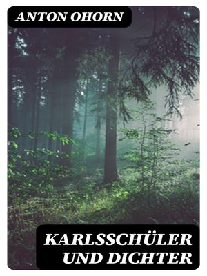 cover image of Karlsschüler und Dichter